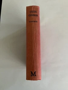 A Greek Grammar by William W. Goodwin 1978 - G-Hardcover - Free Shipping - Picture 1 of 5
