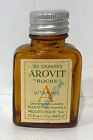 Ancien Flacon Pharmaceutique Apothicaire Arovit Mdicament vintage "ROCHE"