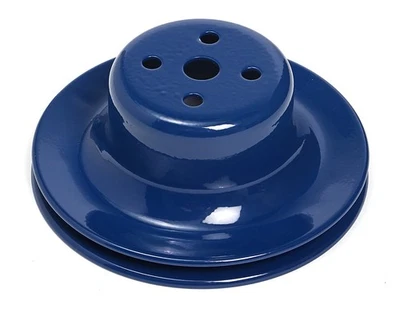 Trans Dapt 8312 Small Block Ford OEM Pulley 1965-66 1-Groove Upper Pulley Blue Foto 1 de 2