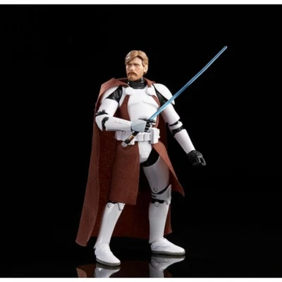 Figura de acción Hasbro 6" Star Wars Obi-Wan Kenobi Clone Commander Black Series Foto 1 de 3
