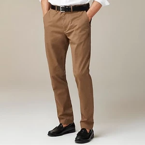 J. Crew Men's 1040 Athletic Tapered Fit Chino Pants Tan 38 x 32 Office NWT - Picture 1 of 12