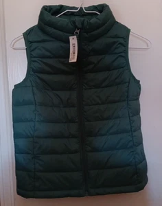 Gilet imbottito leggero giovanile taglia XL verde confezionabile in una piccola borsa nylon - Foto 1 di 14