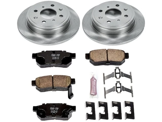 Kit de pastillas de freno trasero y rotor para Honda Prelude 1989 1990 1988-1991 TN185FB Foto 1 de 1