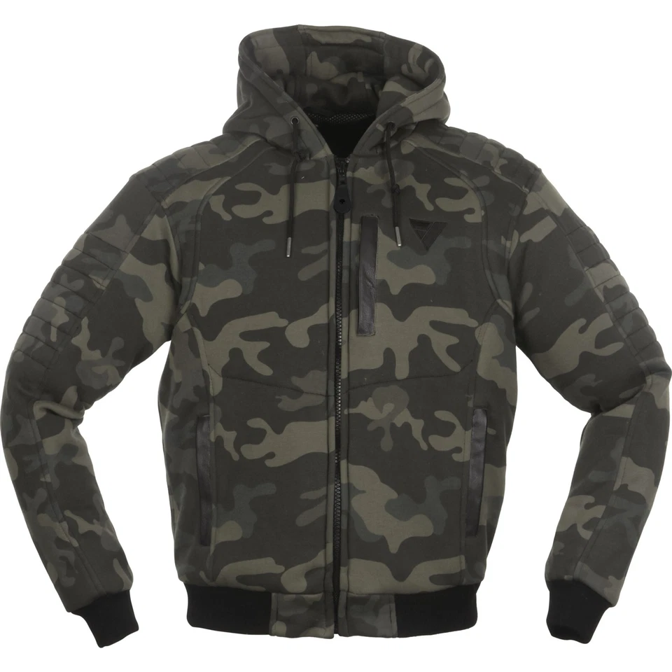 MODEKA Motorrad-Hoodie HOOTCH LADY camouflage Blouson Kapuze Protektoren Gr. 44