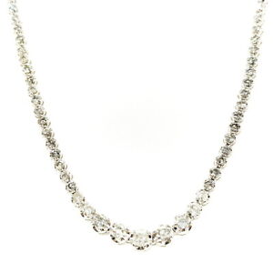 Jewelry Necklace   Diamond 5ct White Gold 431324