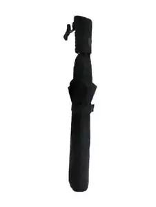 Automatic Open Folding Rain Umbrella, Black - Picture 1 of 2