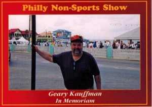 Tarjeta promocional Philly 2011 no deportiva Show Geary Kauffman In Memoriam #61 - Imagen 1 de 1