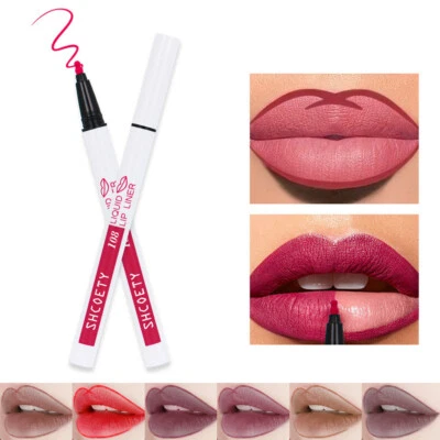 Lip Marker Liquid Lip Liner Lipliner Cosmetics Makeup Silky Nude Matte - Image 1 of 4