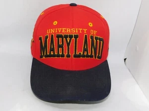 University of Maryland Terrapins Flag Snapback Hat Cap NCAA Zephyr Red Z Hat - Picture 1 of 7