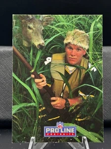 1993 Pro Line Portraits - Brett Favre #486 Name Misspelled as Bret - Picture 1 of 2