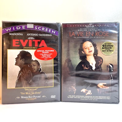 EVITA / LA VIE EN ROSE (DVD) Madonna, Marion Cotillard - Biography Musical Drama Foto 1 de 4