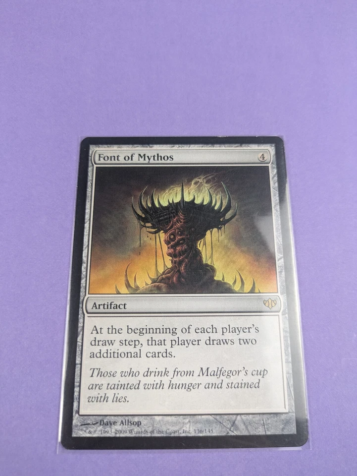 MTG Magic The Gathering: Conflux: Font of Mythos Rare - NM - Image 1 of 2