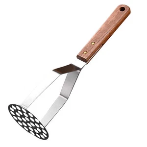Stainless Steel Potato Masher Manual Food Masher For Perfect Mashed Potatoes - Picture 1 of 12