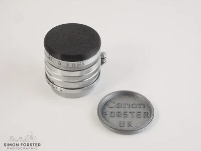 Canon LTM 50mm f/1.8 Serenar (and later) Flexible Lens Cap By Forster UK - Image 1 of 3