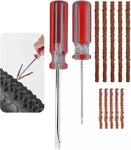 12Pcs Tubeless Reifen Flickset für MTB und Fahrrad, Autoreifen Reparaturset, Tub - Bild 1 von 7