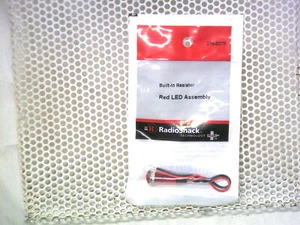 Radioshack 276-0270 12v Red Led Assembly W/8.5mm Holder Built-in Resistor - Picture 1 of 4