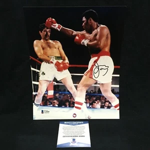 JIMMY YOUNG BOXING SIGNED AUTOGRAPH COLOR 8X10 PHOTO BAS BECKETT COA (c) - Picture 1 of 3
