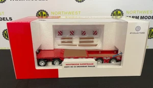 AT COLLECTIONS 1:32 SCALE NOOTEBOOM ASDV 40 22 4 AXLE BED TRAILER - RED - Picture 1 of 1