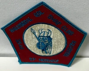 Woven Badge Hallingdal QSL Swap Club 3540 of Norway Nesbyen Sew on Cloth Patch - Picture 1 of 1
