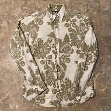 Reyn Spooner Hawaiian Shirt Mens Medium Long Sleeve Tropical Floral Vacation