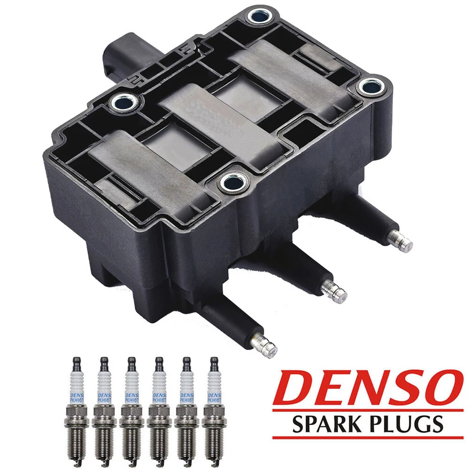 Bobina de encendido y bujía Denso Platinum para Dodge Ram 2500 3500 UF121 1994-96 Foto 1 de 3