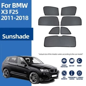 Side Window Sun Shade Visor Reversible Shield Curtain For BMW X3 F25 2011-2018 - Picture 1 of 15