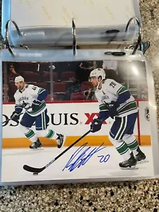 Brandon Sutter Signed Autographed Vancouver Canucks 8X10 Photo - Picture 1 of 1