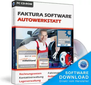 Kfz Rechnungsprogramm,Werkstatt Software,Autowerkstatt Faktura Programm,Pkw,Lkw - Bild 1 von 11