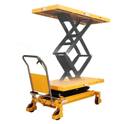APOLLOLIFT Platform Table Cart Truck 1760lb Hydraulic Scissor Lift Table 59"