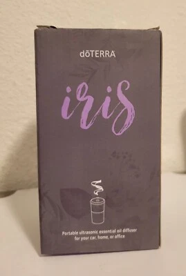 NEW! DoTERRA Iris Diffuser in box 7 Colorful LED Lights Portable Home Car Office - Image 1 of 3