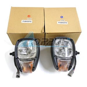 7164373 7164374 Right & Left Telehandler Headlight Assembly for Bobcat Loader - Picture 1 of 9