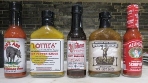 HOT SAUCE Lote Pequeño Salsa Más Caliente Regalo 5 Pack Lote Ganadores de Premios - Imagen 1 de 8