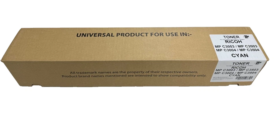 COMPAT Ricoh MP C3003 C3503 C3004 C3504 CYAN TONER VAT INCLUDED - Image 1 of 1