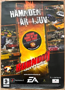 Burnout: Revenge RARO PS2 XBOX 50 cm x 70 cm poster promozionale - Foto 1 di 1