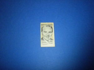 CHARLES RUGGLES -  movie star card McCrory Co. PEERLESS WEIGHT & VENDING 1930's?