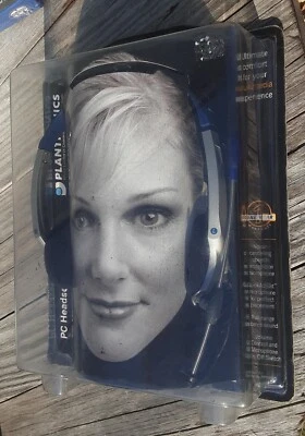 NEW RETRO VINTAGE PLANTRONICS LS1 MULTIMEDIA PC HEADSET 47368-01 SEALED - Image 1 of 2