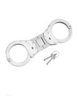 Foreign Law Enforcement Handcuffs Heavy Duty Center Locking w/keys Vintage Cuffs