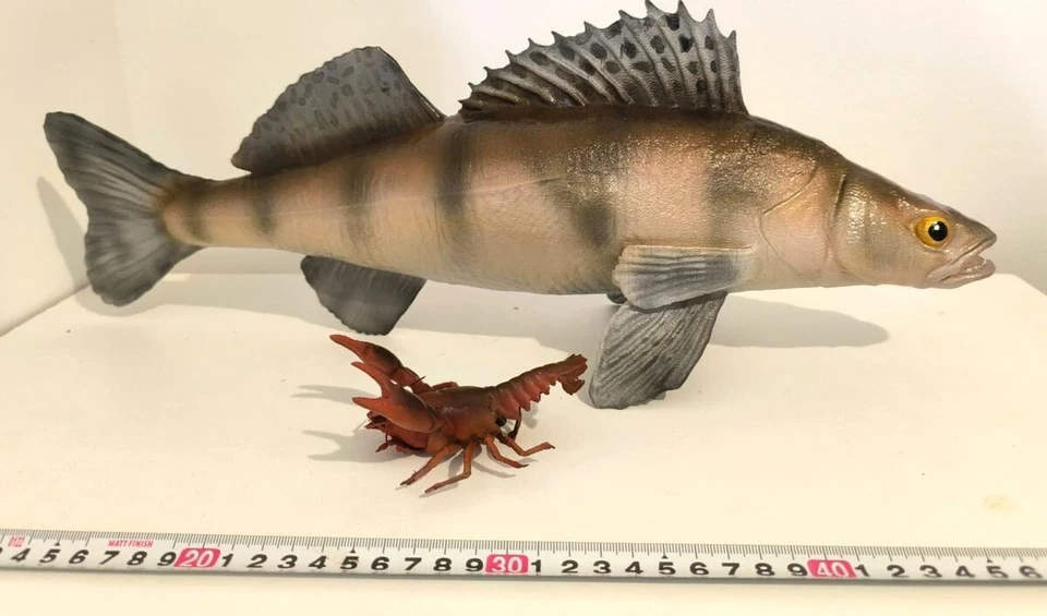 Décoration sandre XXL 47cm - Idéal cadeau pêcheur - Photo 1/3