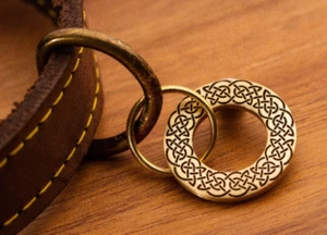 24mm Solid Brass or Stainless Steel, Text & Design Engraving / Pet ID Tag - Picture 1 of 11