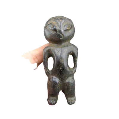 Китай, старый нефрит, культура Хуншань, коллекционные предметы, черный магнит, редкие инопланетяне, подвеска Y9 - Изображение 1 из 4