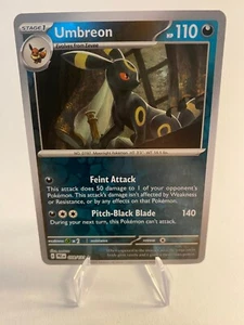 Pokemon Umbreon Nachtara Reverse Holo Evoluzioni Prismatiche Inglese Near Mint - Foto 1 di 2