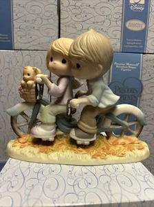 Precious Moments 920025 All For The Love Of You On A Bicycle Built For Two Lmtd - Picture 1 of 16