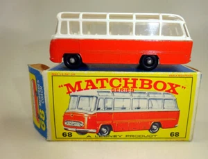 Matchbox RW 68B Mercedes Coach orange perfekt in "E3" Box - Bild 1 von 9