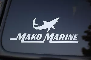 Mako Marine Vinyl Sticker Decal Fish Fishing Ocean Boat Truck Tuna (V114) - Picture 1 of 1