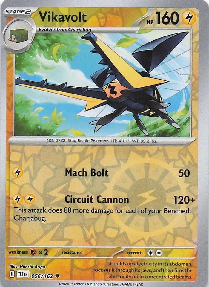 Vikavolt SV05: Temporal Forces 056/162- NM - Reverse Holo - Image 1 of 2