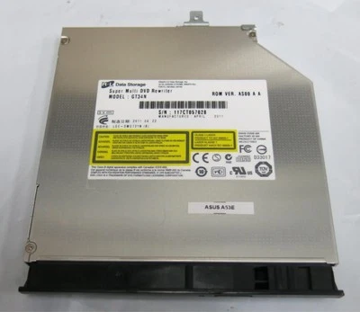 Unidad grabadora para computadora portátil Asus serie A53E 8X DVD±RW SATA genuina - probada Foto 1 de 4