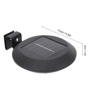 Solar Gutter Lights Outdoor 9LED Solar With 600mAh Battery For Garden - Picture 1 of 12
