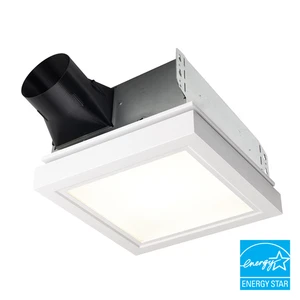 Broan NuTone AERN110LTW Roomside Series 110 CFM 1.5 Sones Decorative Exhaust Fan - Picture 1 of 3