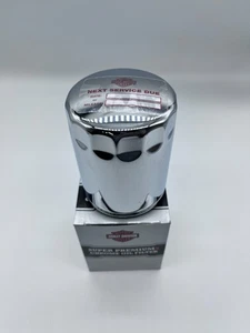 Harley-Davidson Oil Filter - Chrome - Harley Part # 62700297 - Picture 1 of 1