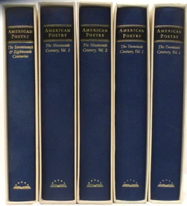 "American Poetry" 5-bändiges Set, The Library of America, HC mit Schuber, WIE NEU - Bild 1 von 3